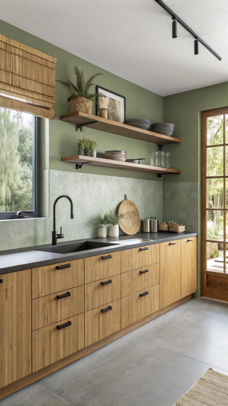 olive green kitchen designs