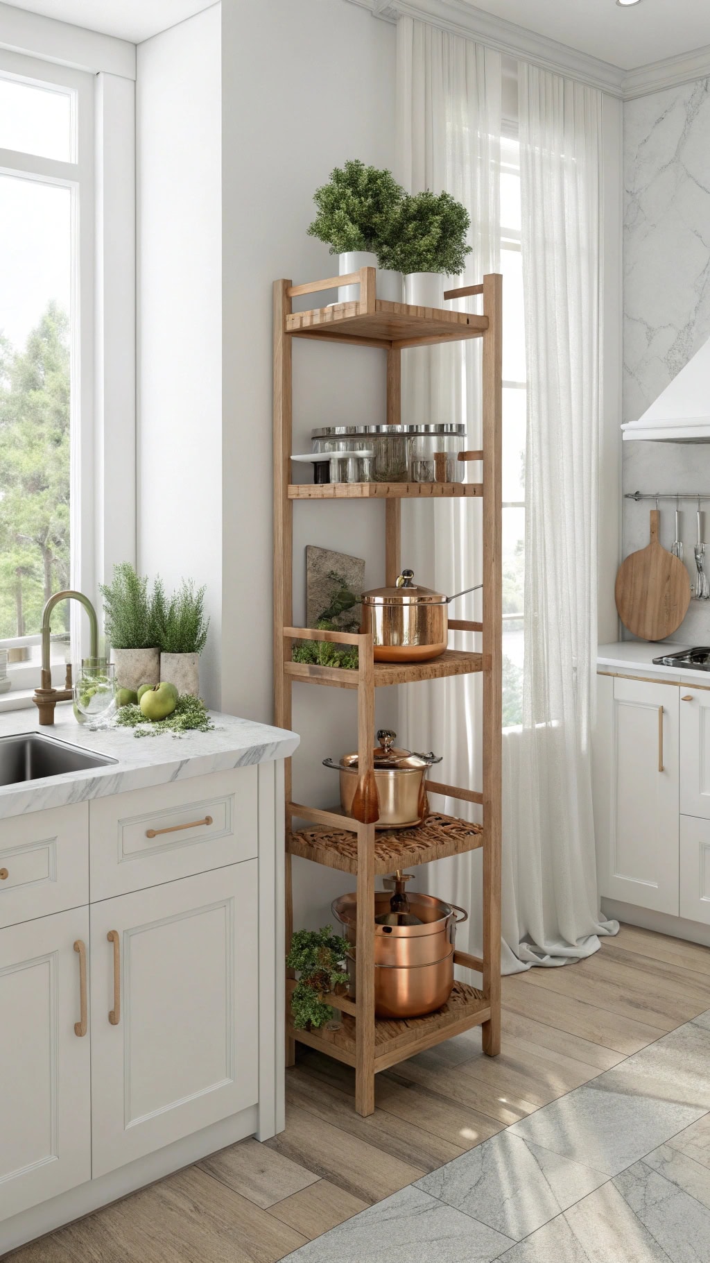 stylish corner storage solution