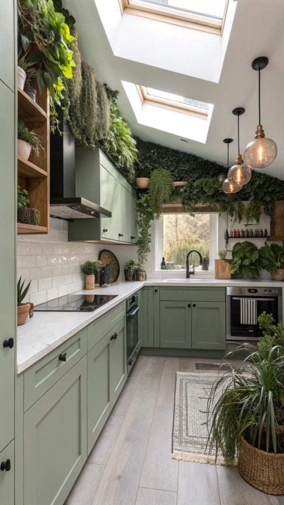 17 Stylish Small Green Kitchen Designs