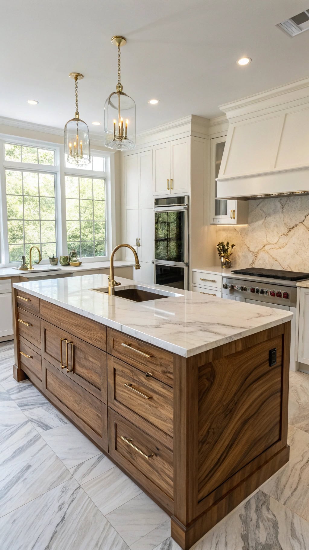 acacia wood kitchen island