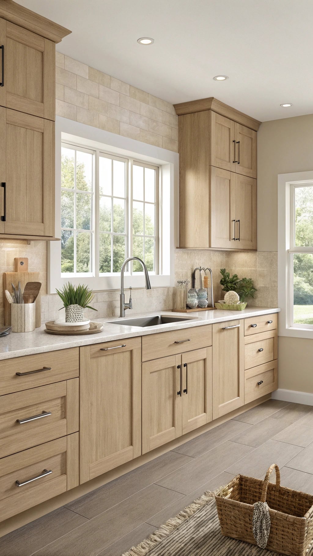 accessible and inviting cabinet doors