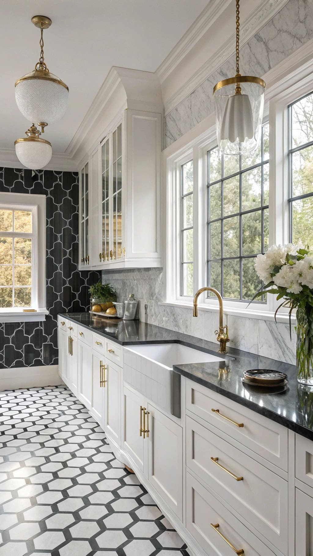 art deco kitchen elegance