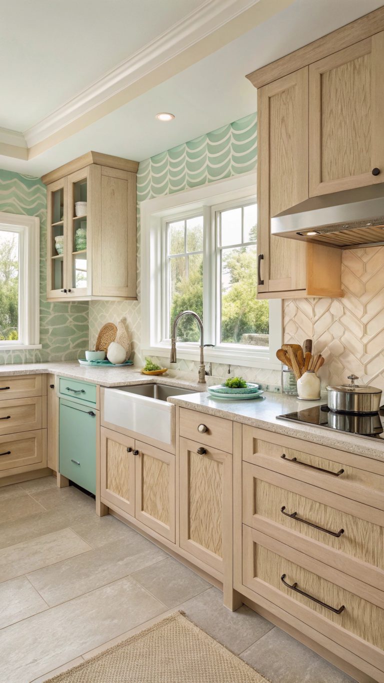 beachy birch kitchen retreat