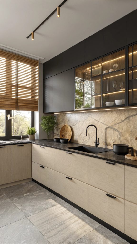 19 Inspiring Beige and Black Kitchen Ideas
