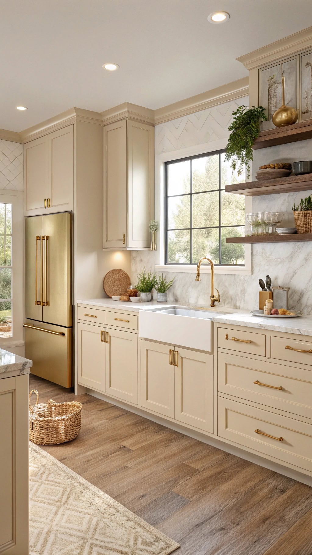beige kitchen appliance harmony