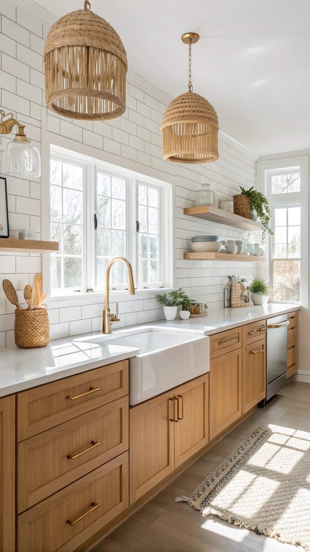 birch cabinets airy design