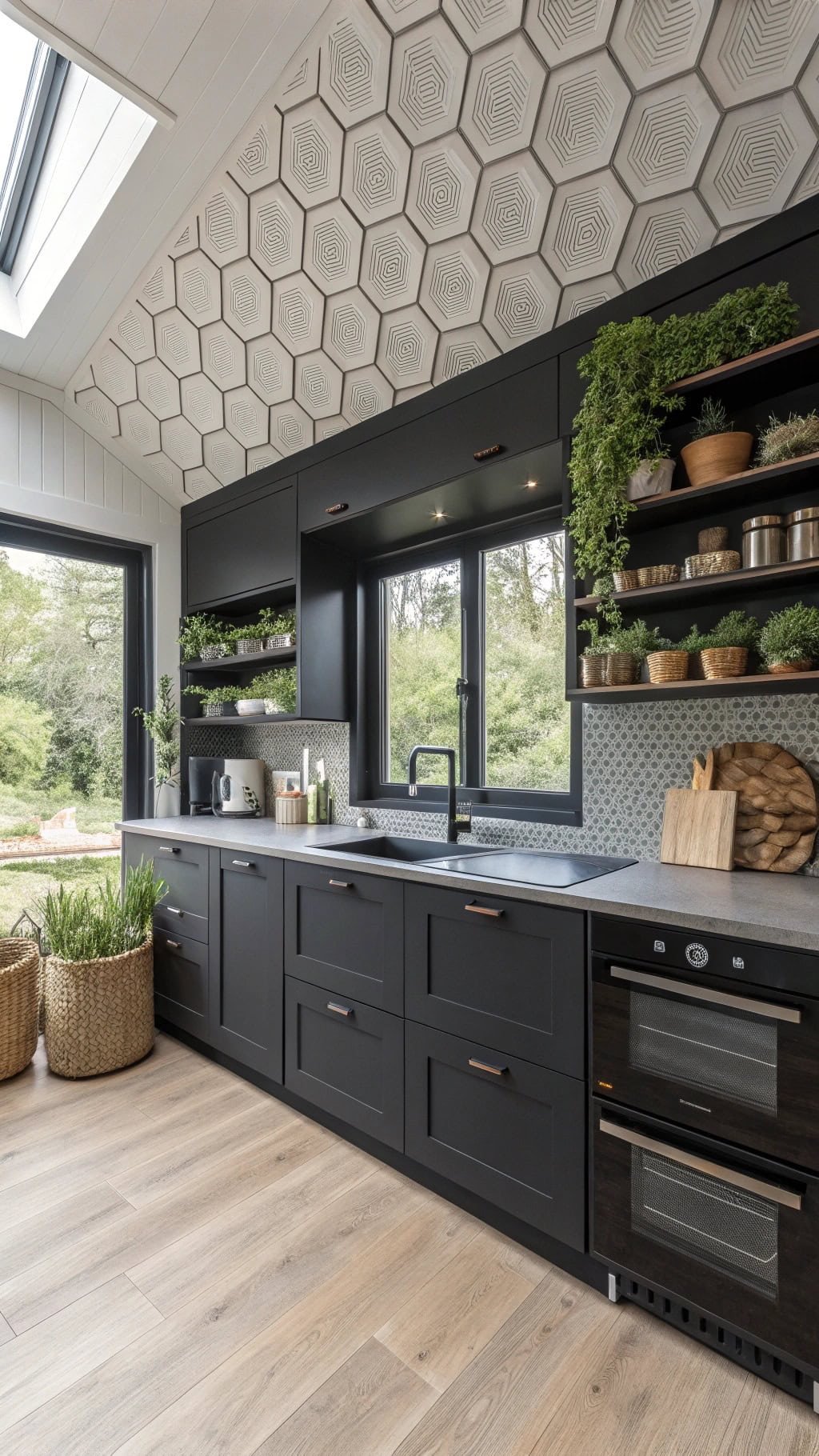 black acoustic panel ideas