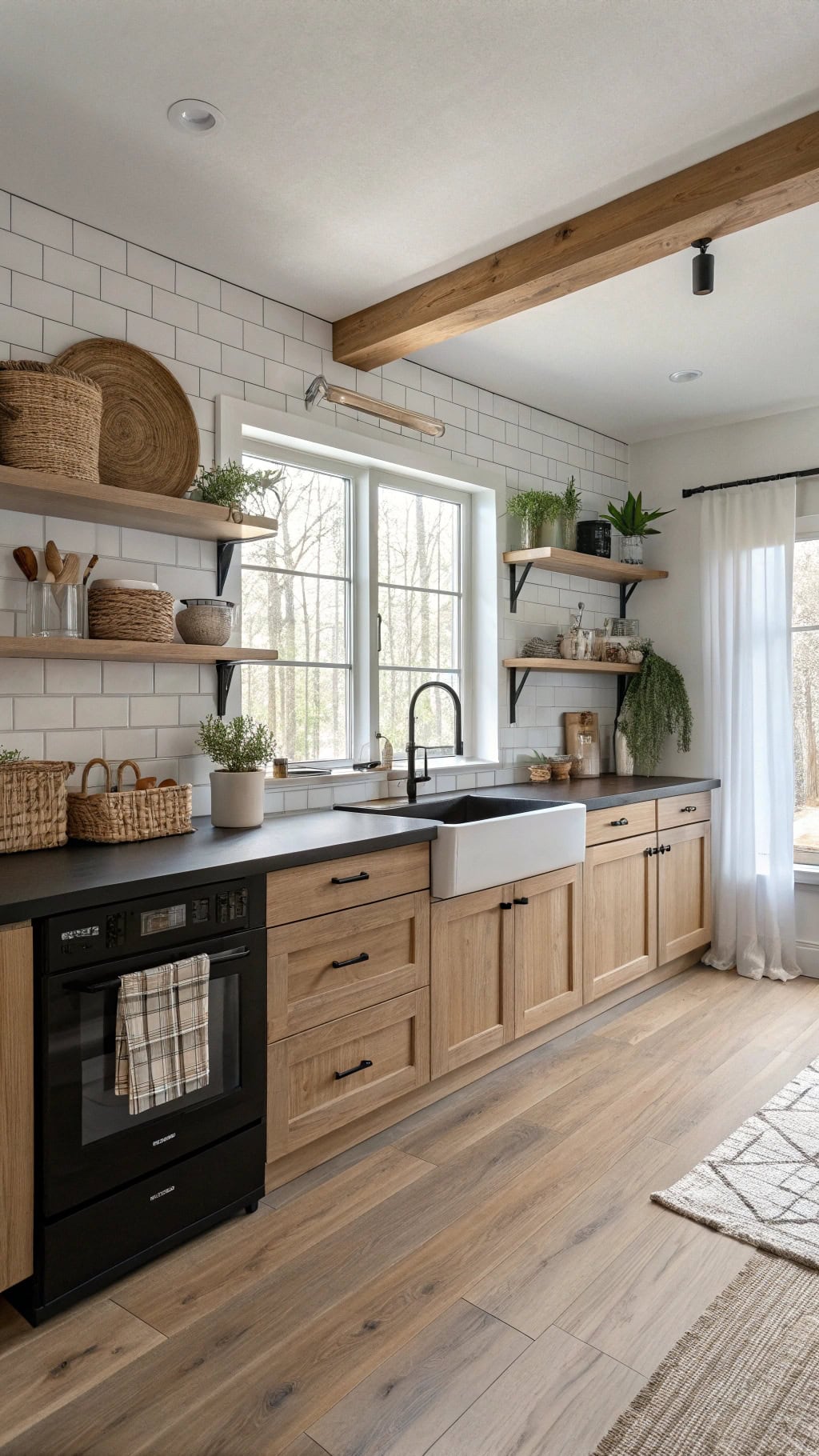 black appliances scandinavian elegance