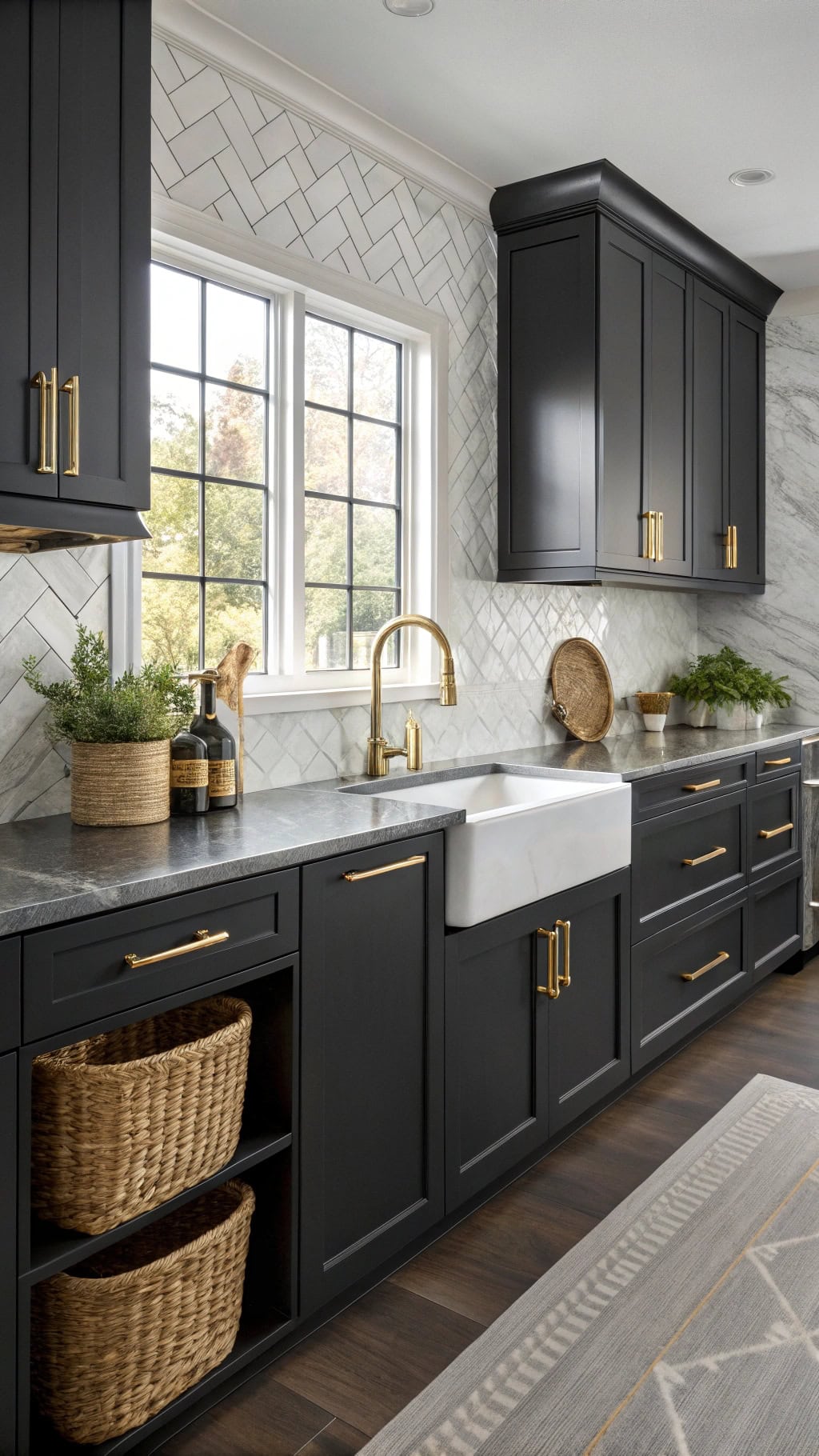 black gold hardware elegance