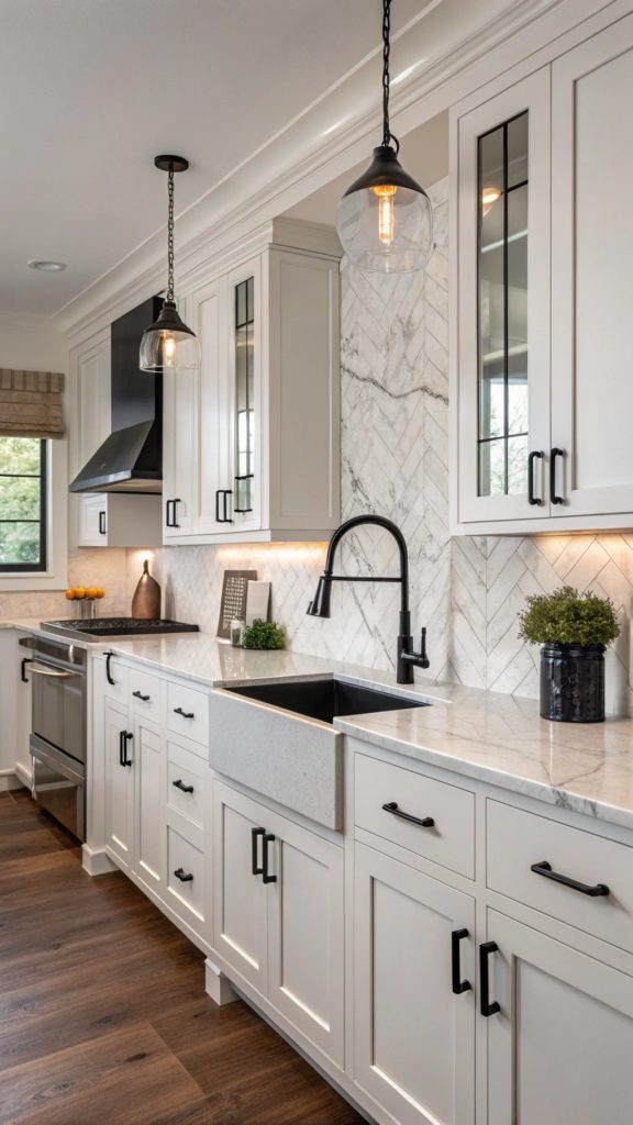 23 Gorgeous Black Hardware Kitchen Ideas