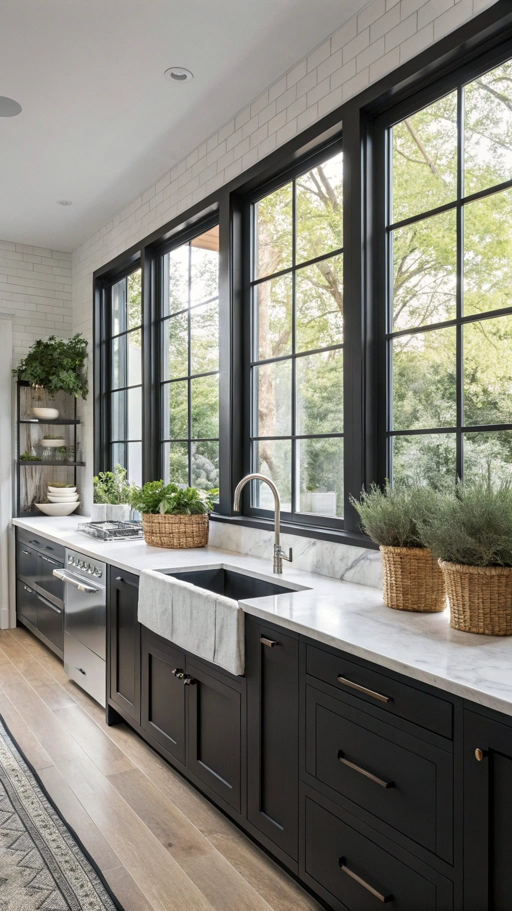 black window frame benefits