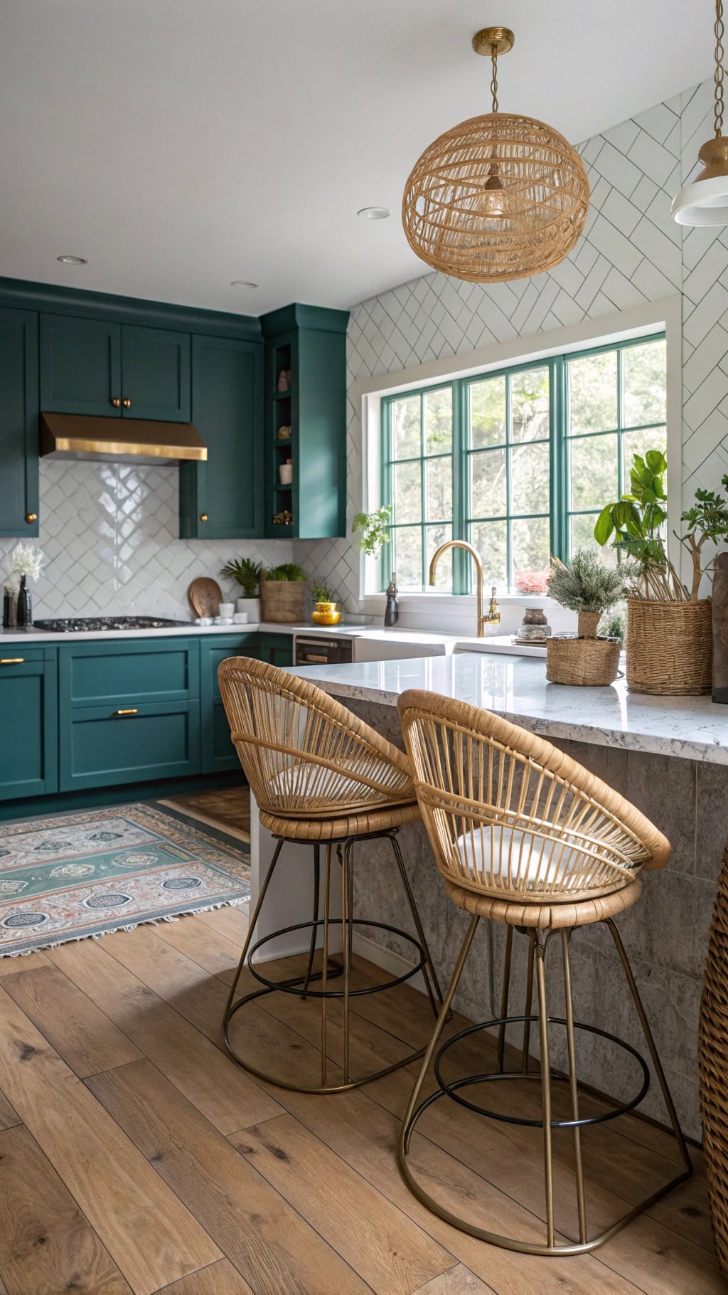 boho chic rattan chair combinations