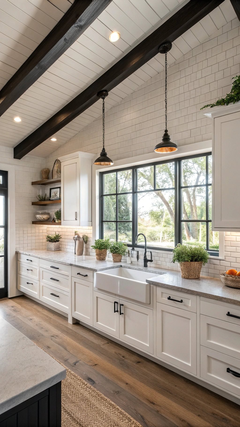bold black beam ceilings