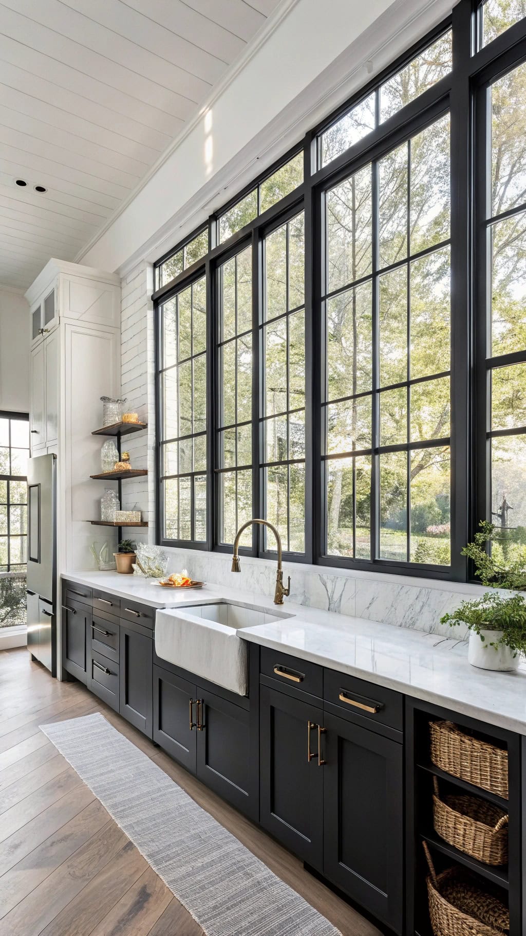 bold black window designs