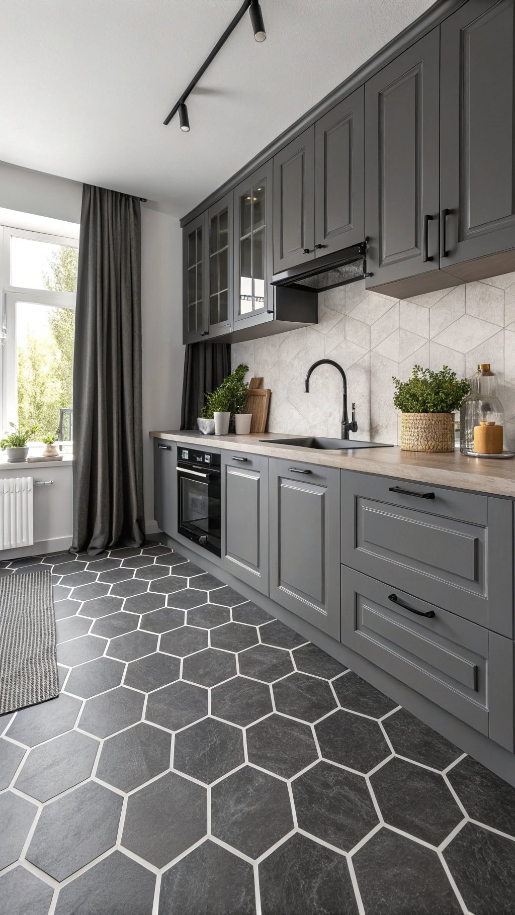 bold geometric floor patterns