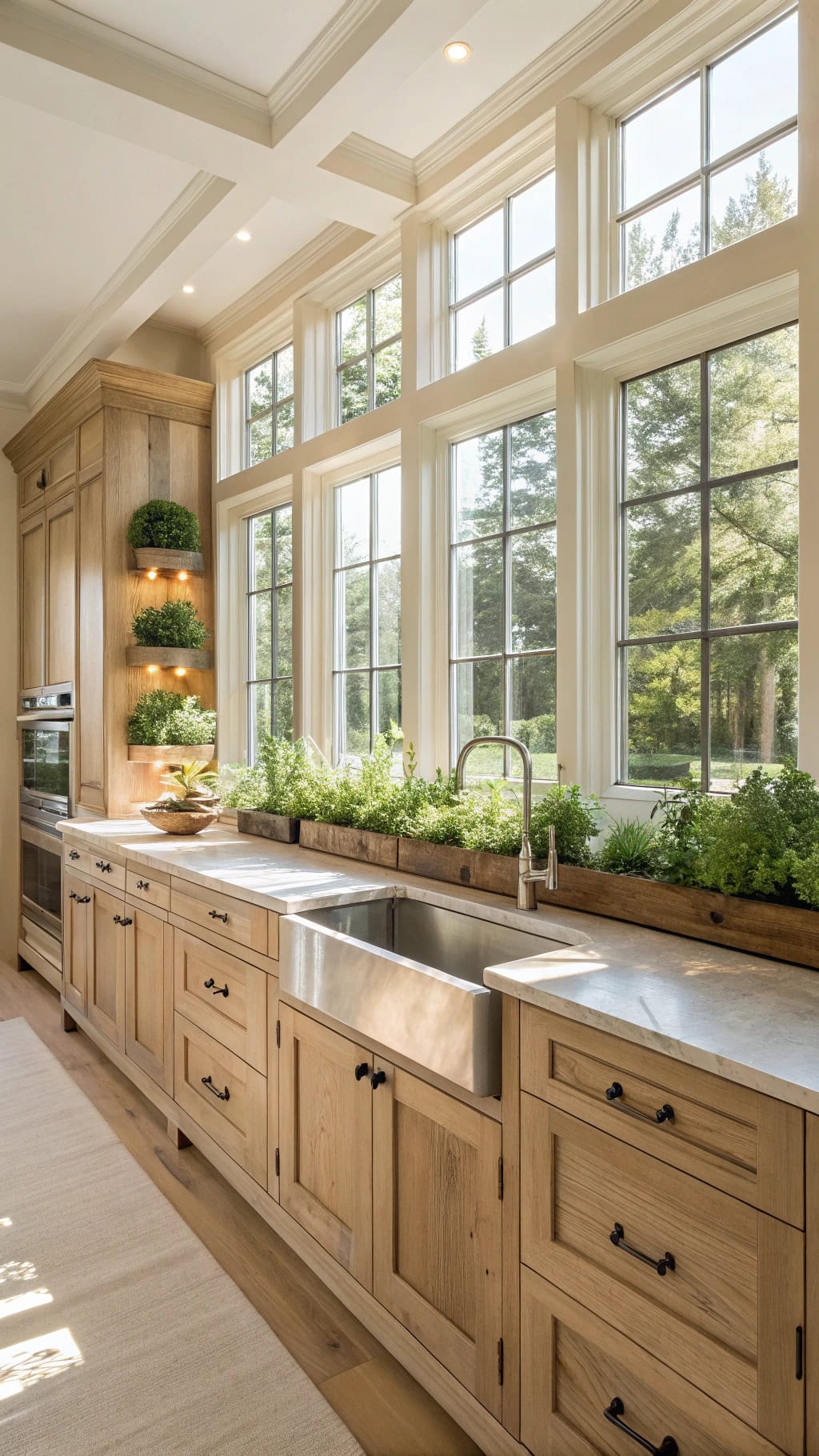 botanical kitchen design elements