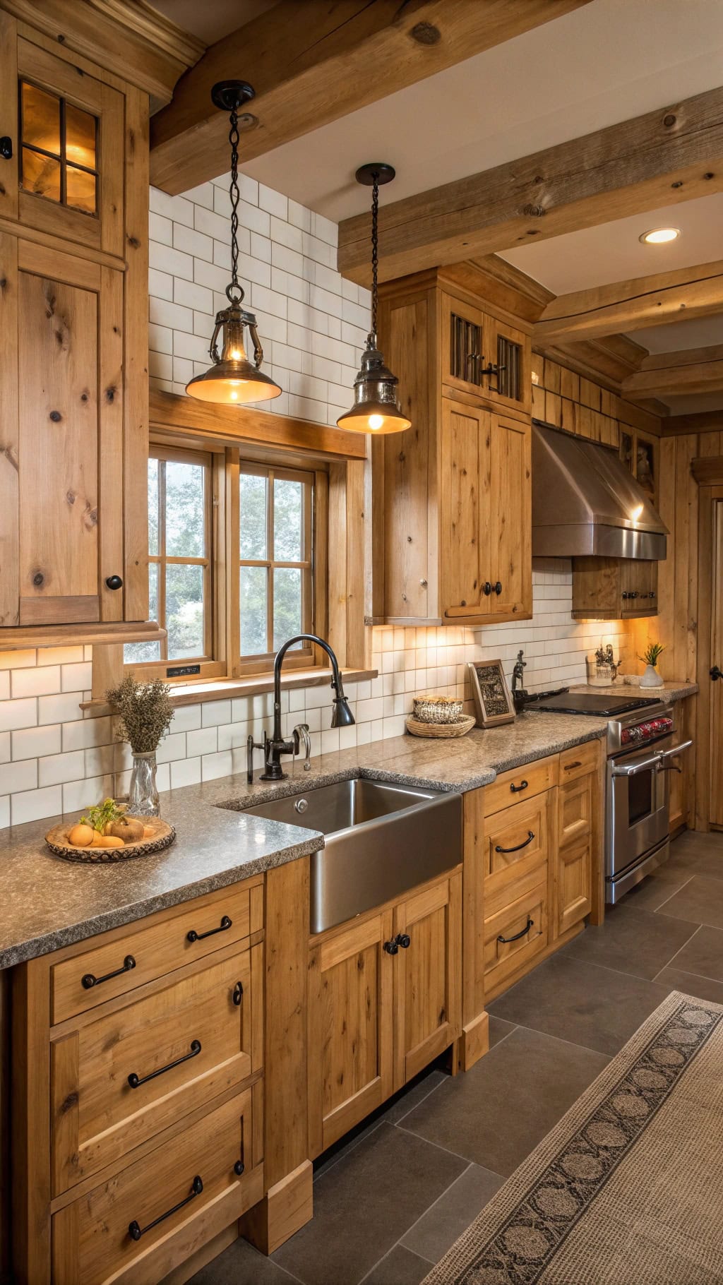 budget friendly pine cabinets