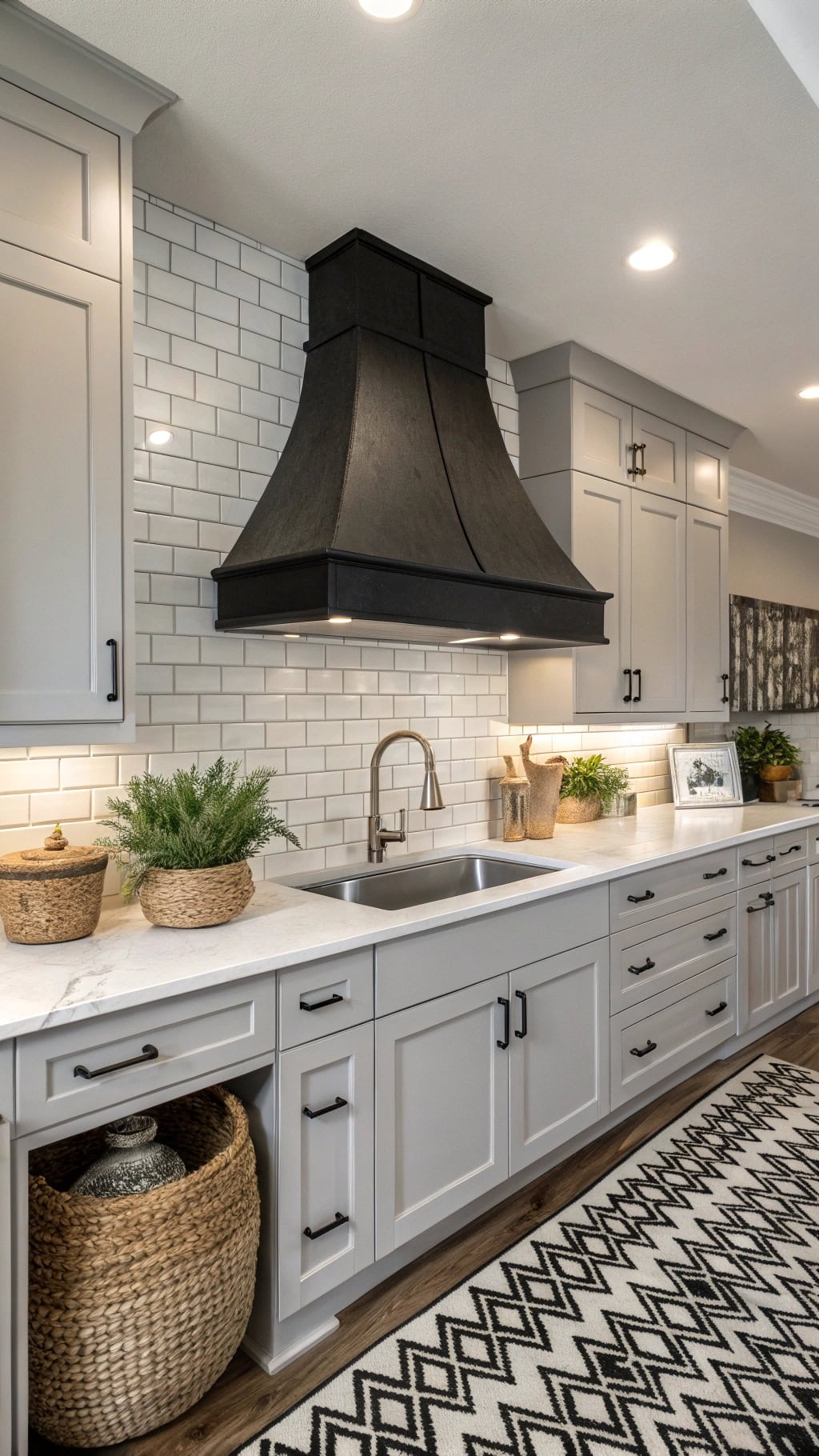 charcoal hood kitchen elegance