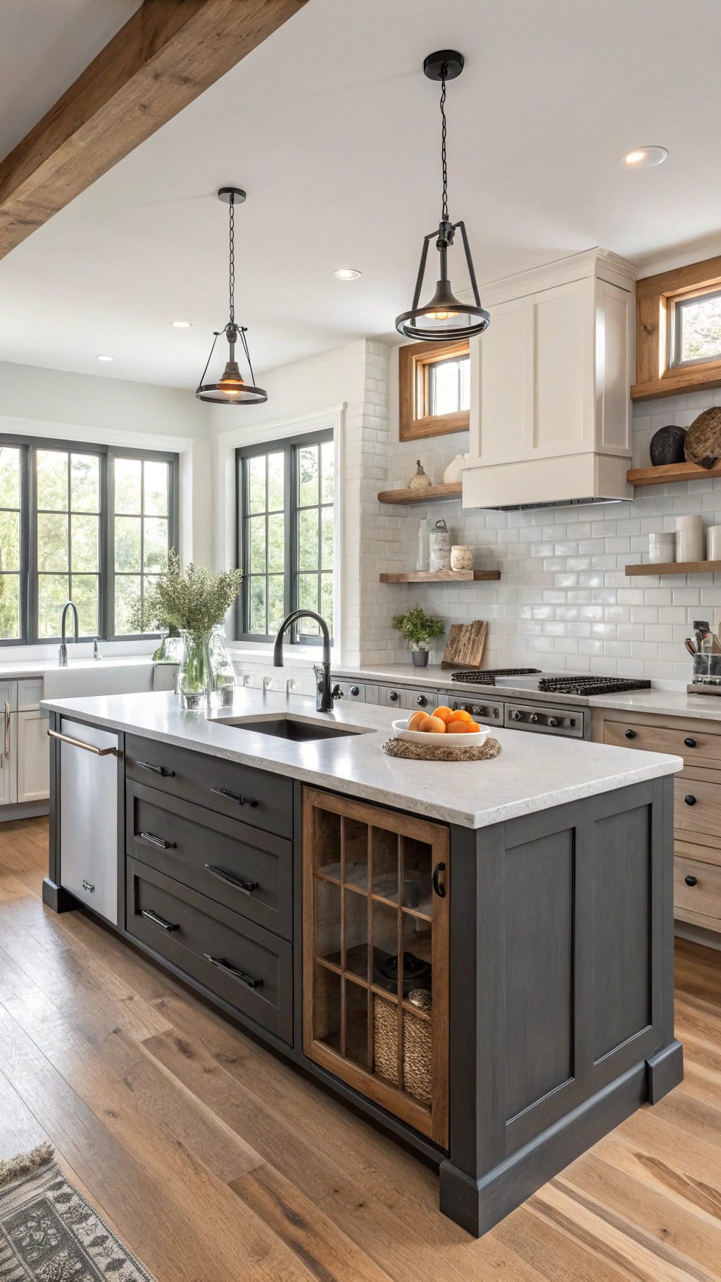 charcoal island warm pine