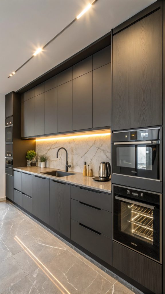 21 Stunning Charcoal Kitchen Cabinets Ideas