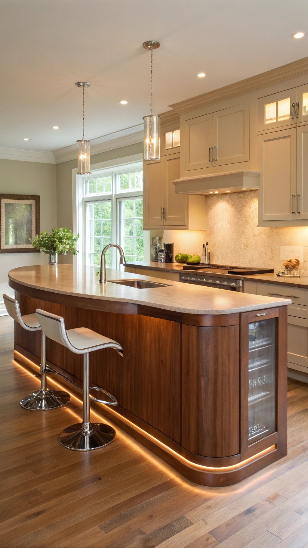 cherry wood kitchen warmth