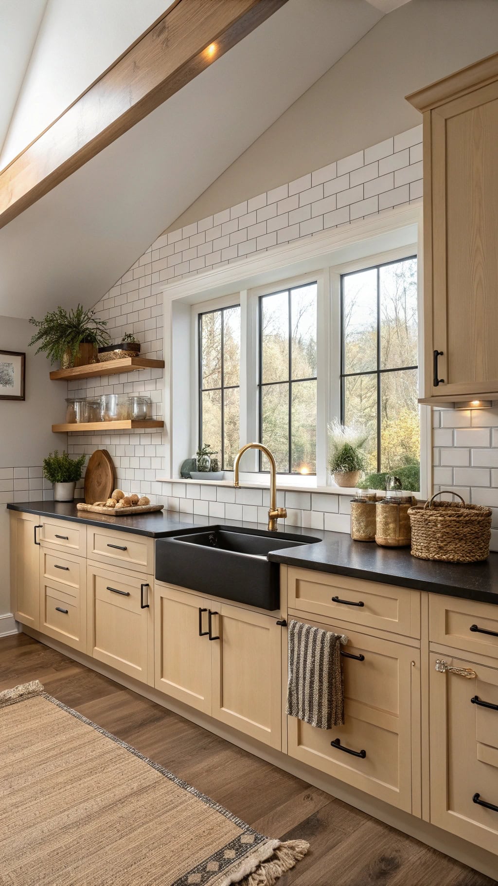 chic black countertop combinations