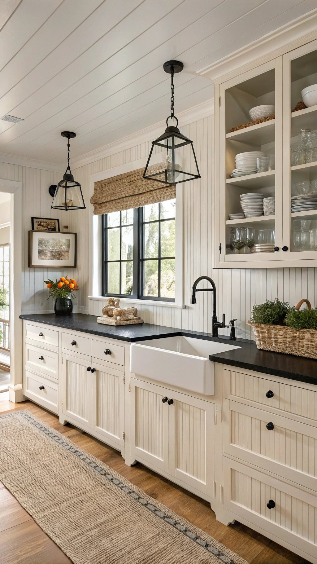 coastal chic kitchen elegance