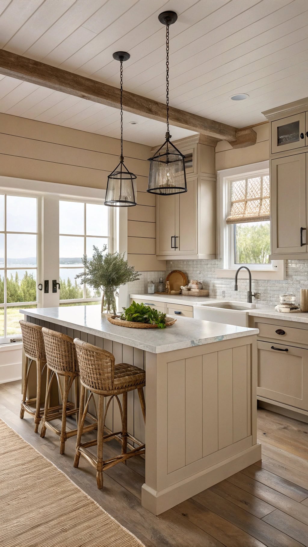 coastal elegance with warmth