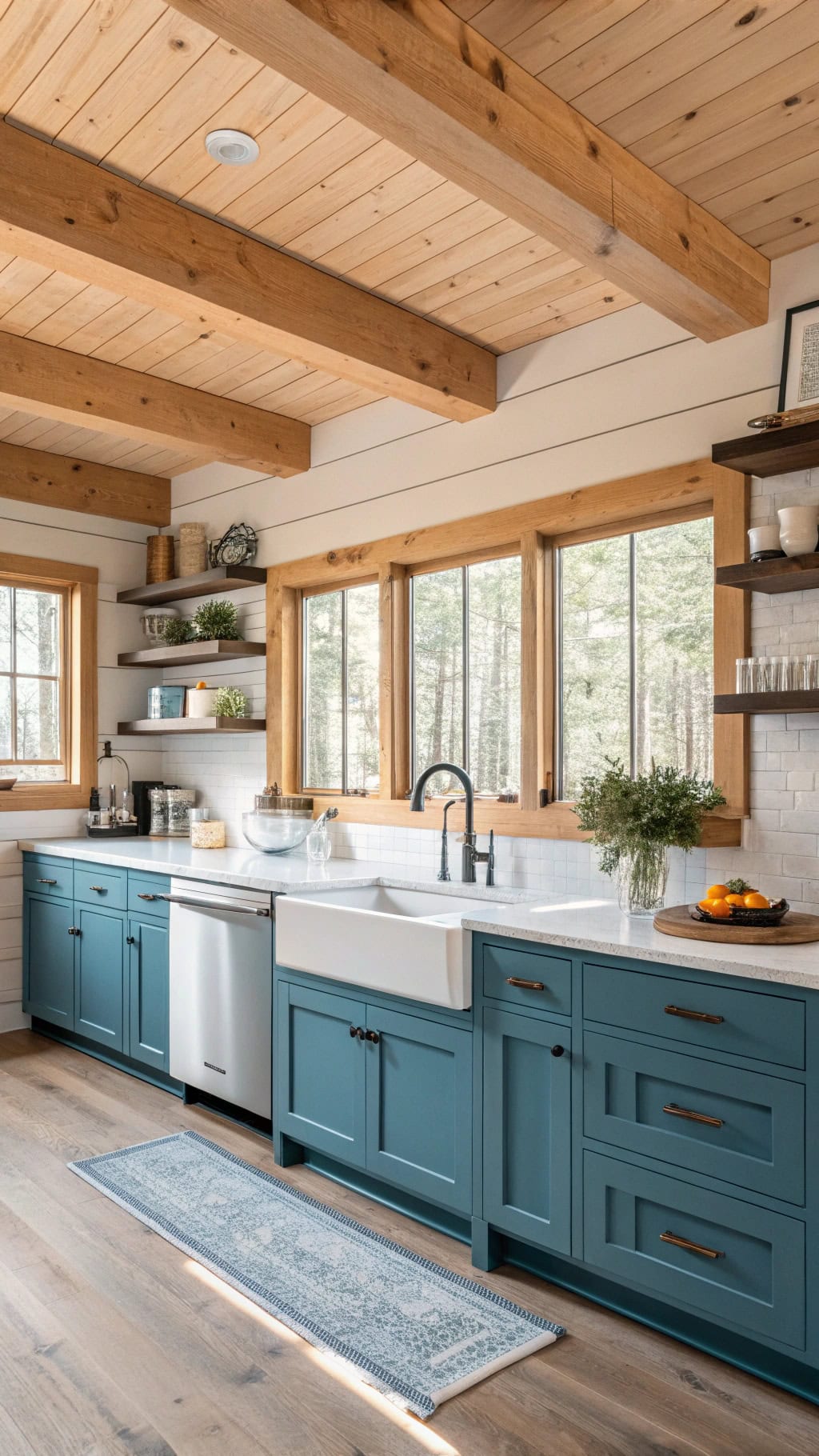 coastal rustic kitchen design