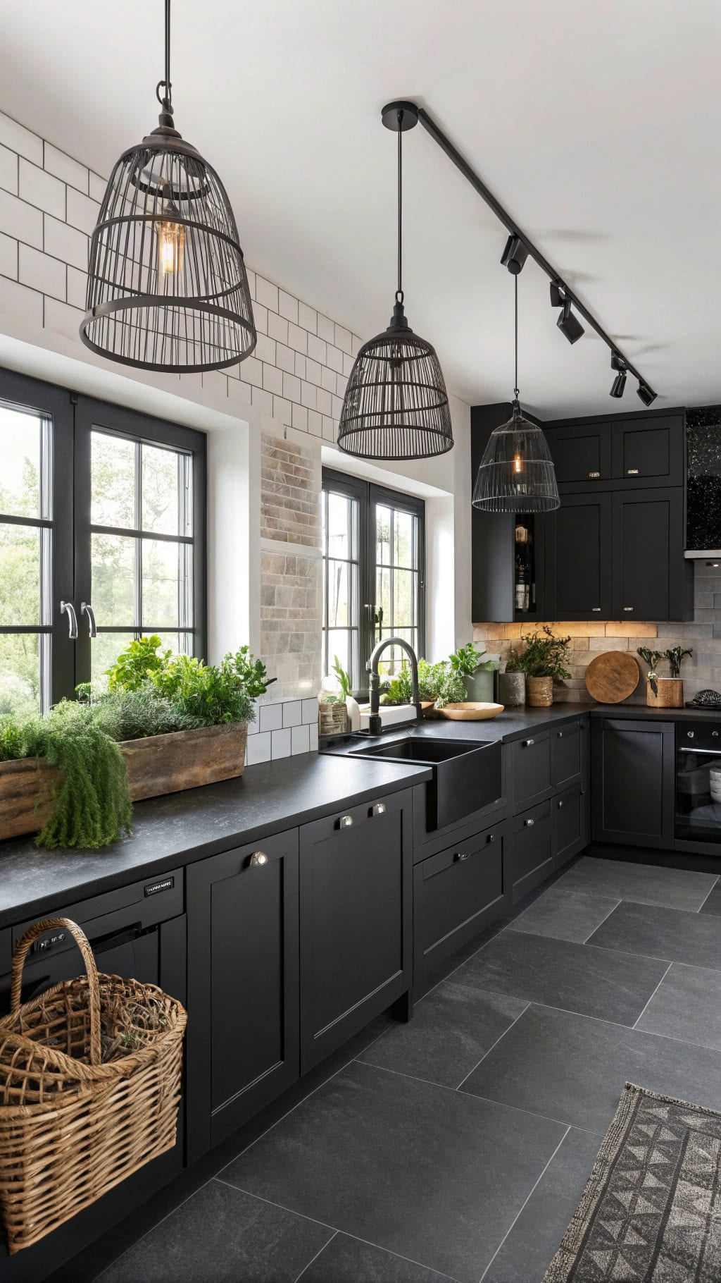 cohesive black lighting fixtures
