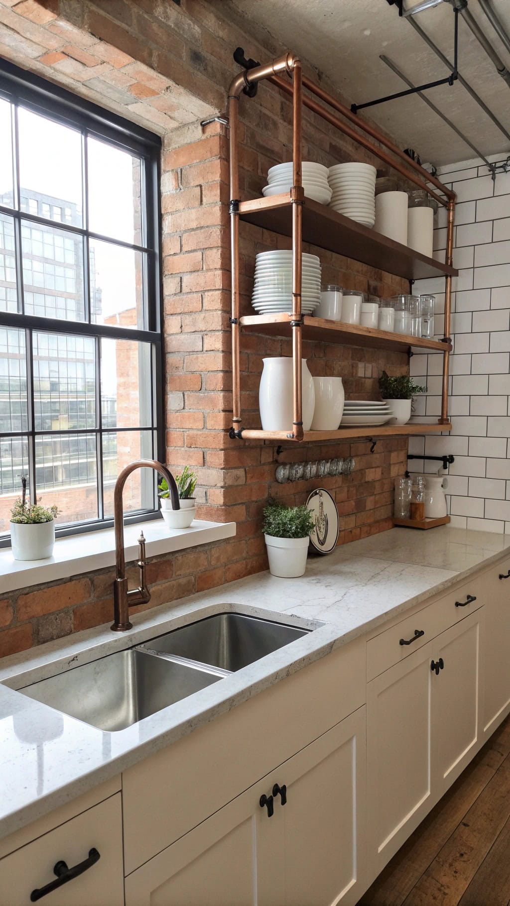 copper shelving for kitchen d cor