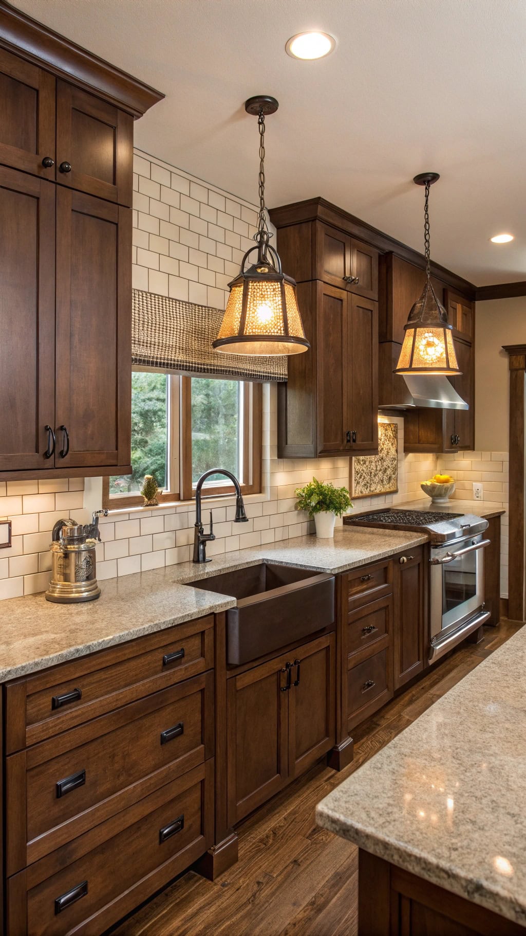 cozy craftsman kitchen charm