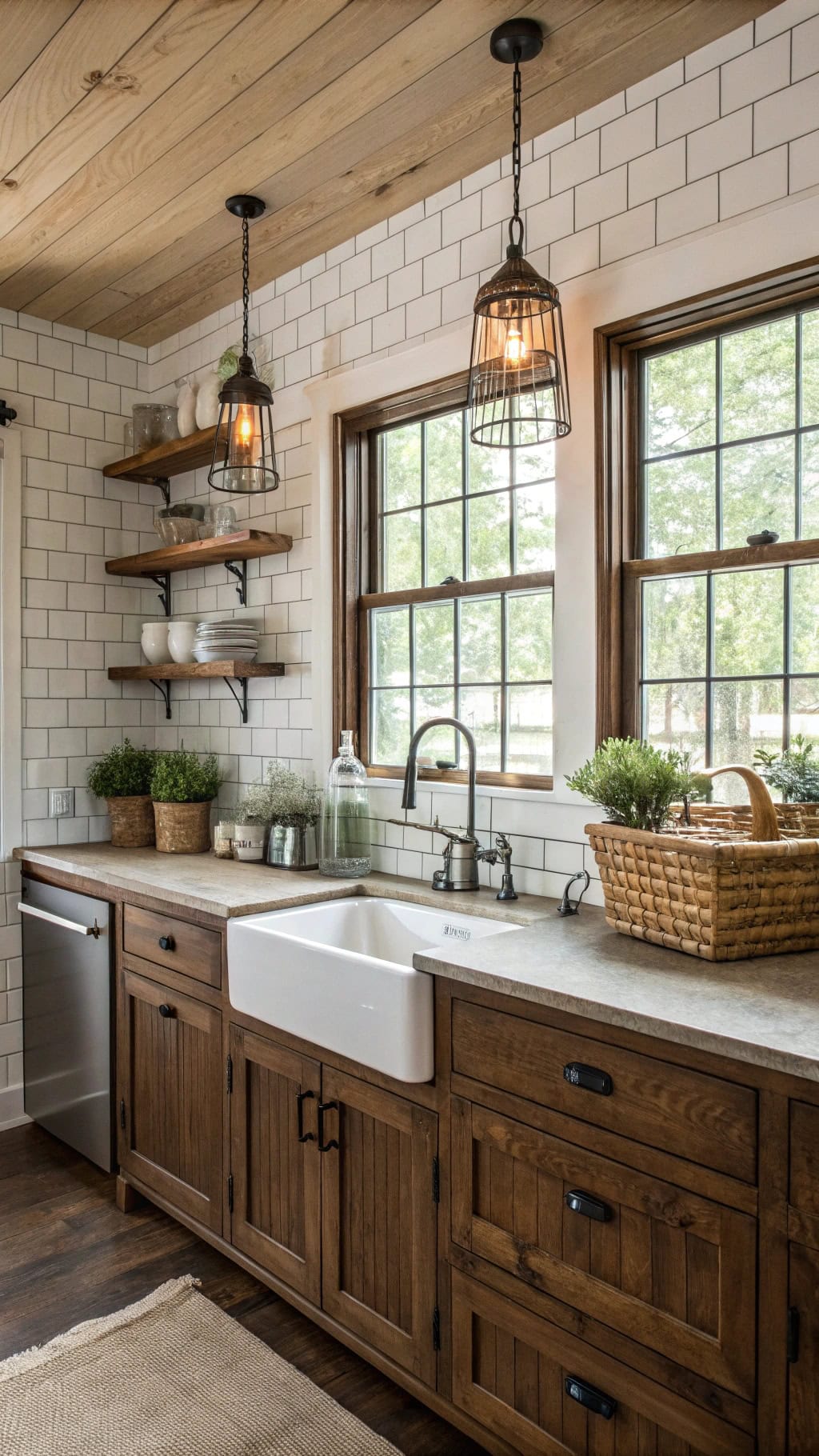 cozy farmhouse kitchen charm