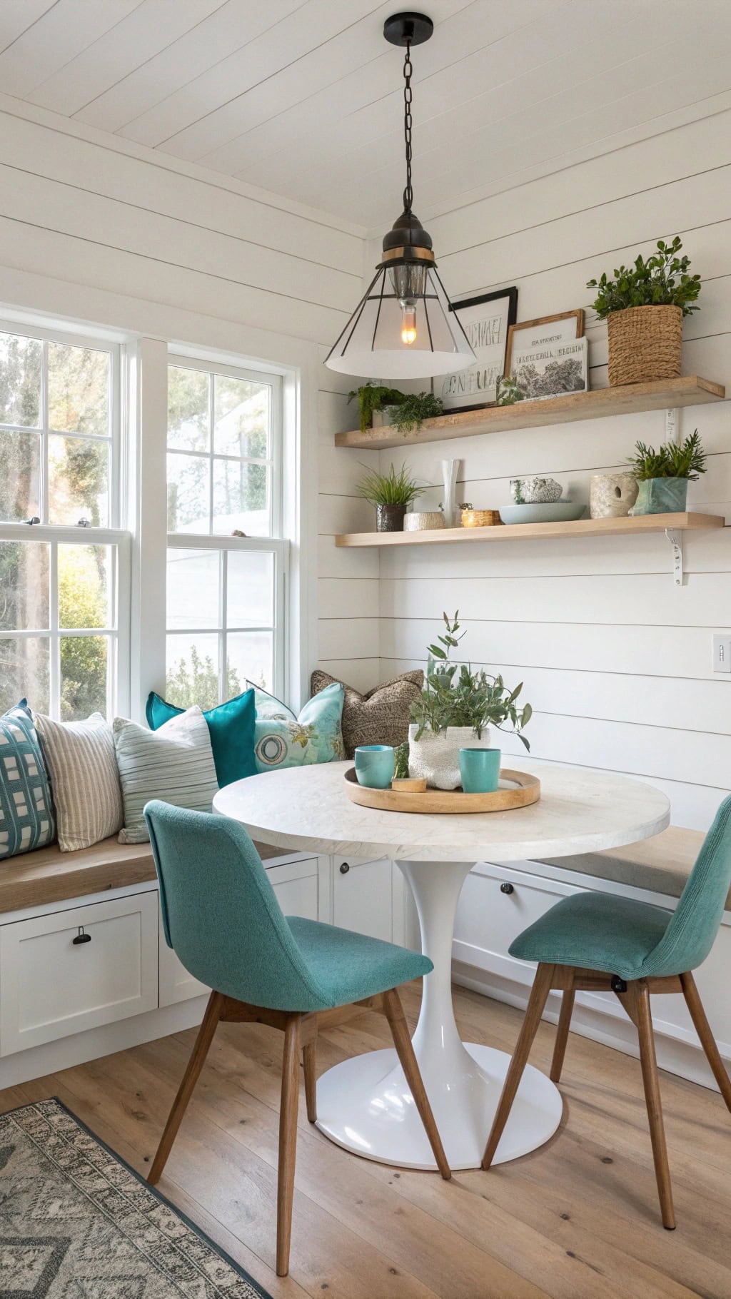 cozy functional corner nook