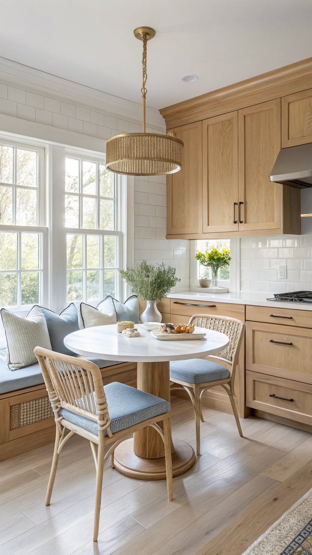 cozy pale maple nook