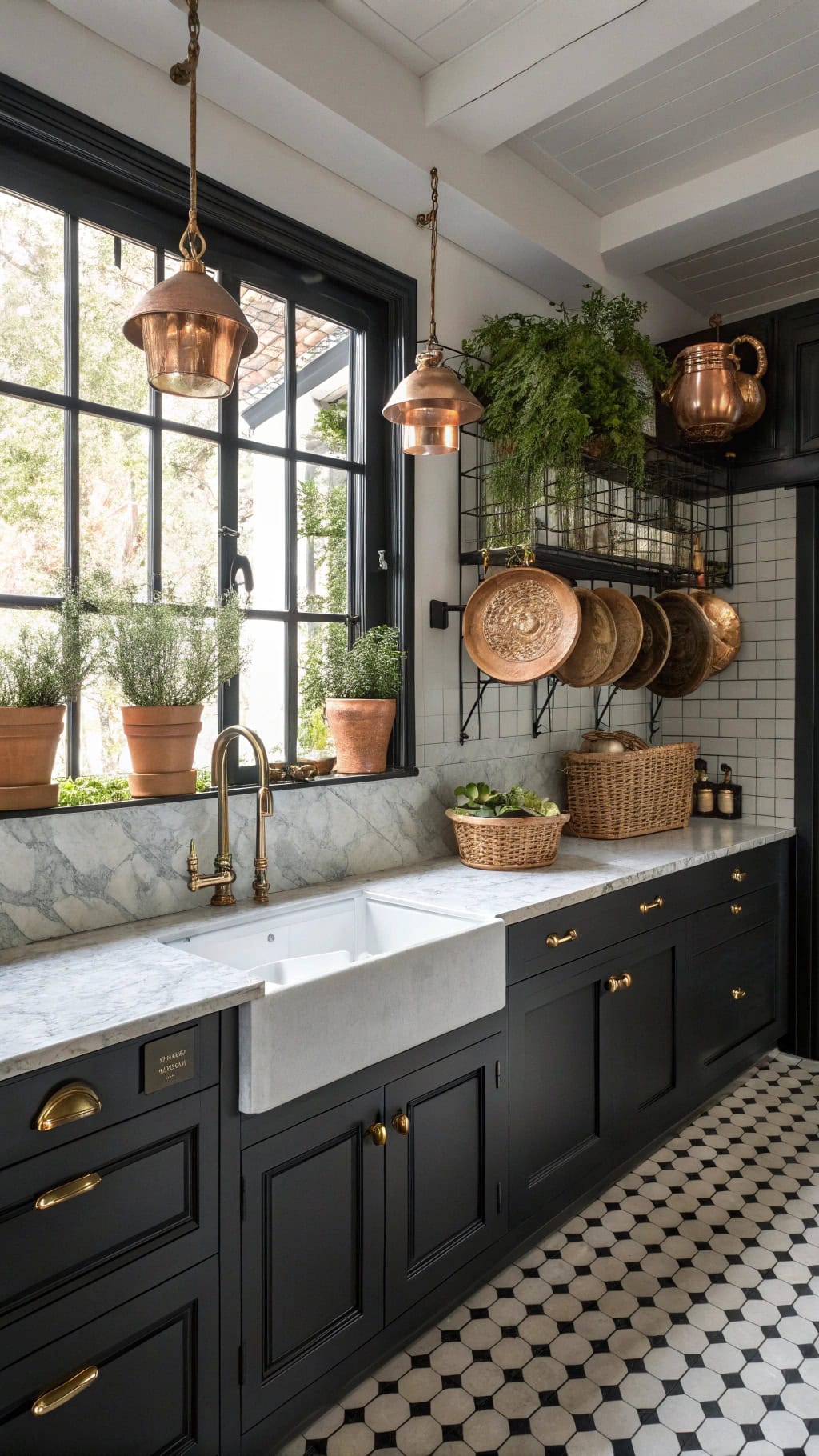 cozy parisian kitchen vibes
