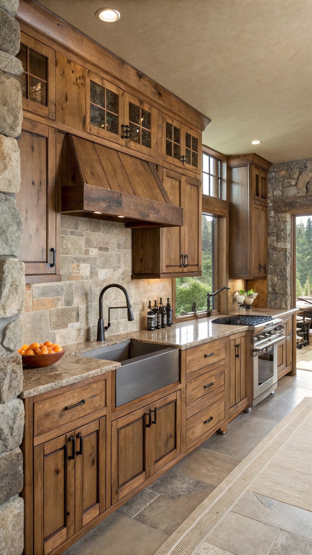 cozy rustic kitchen design