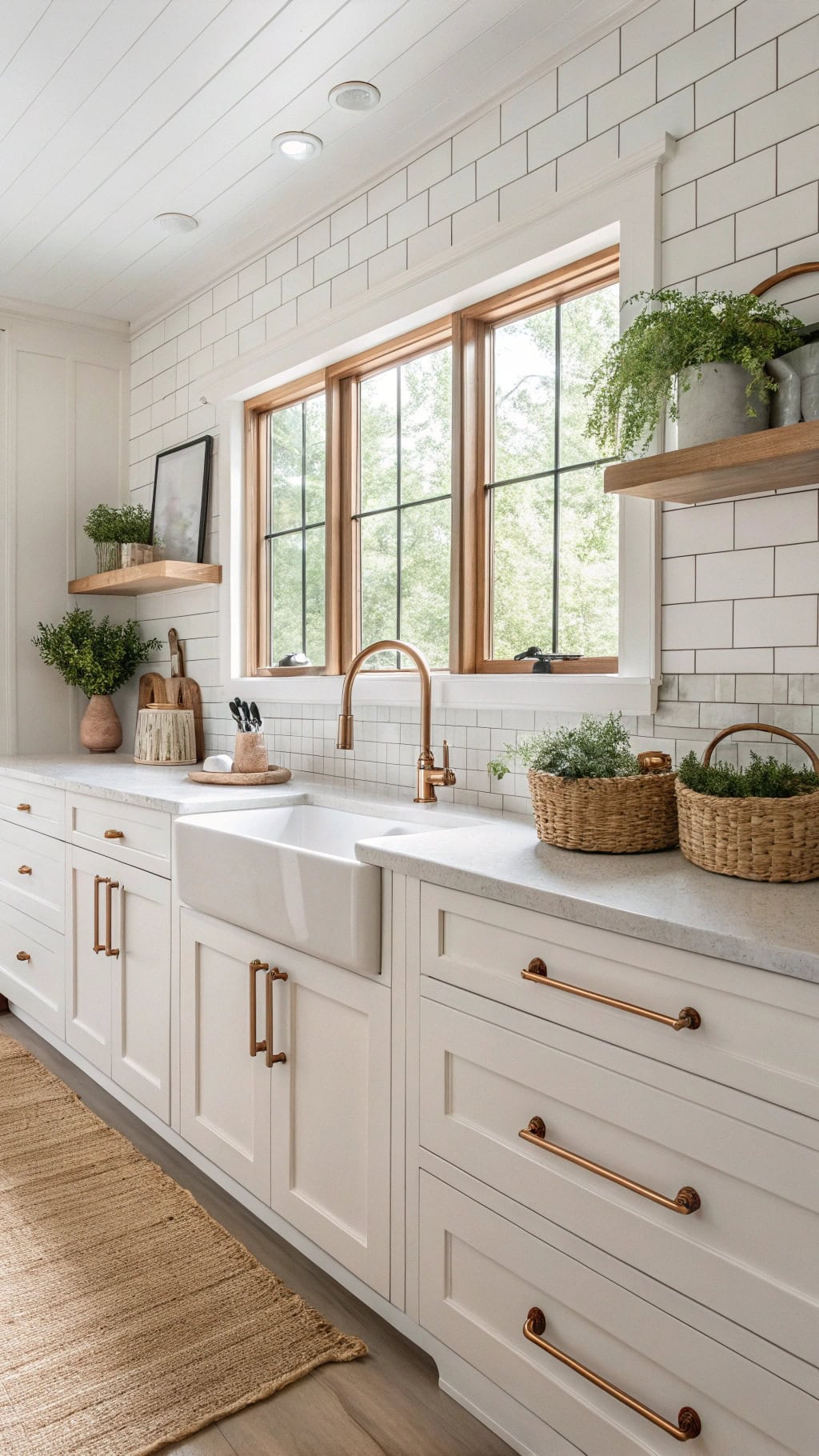 cozy scandinavian copper hardware