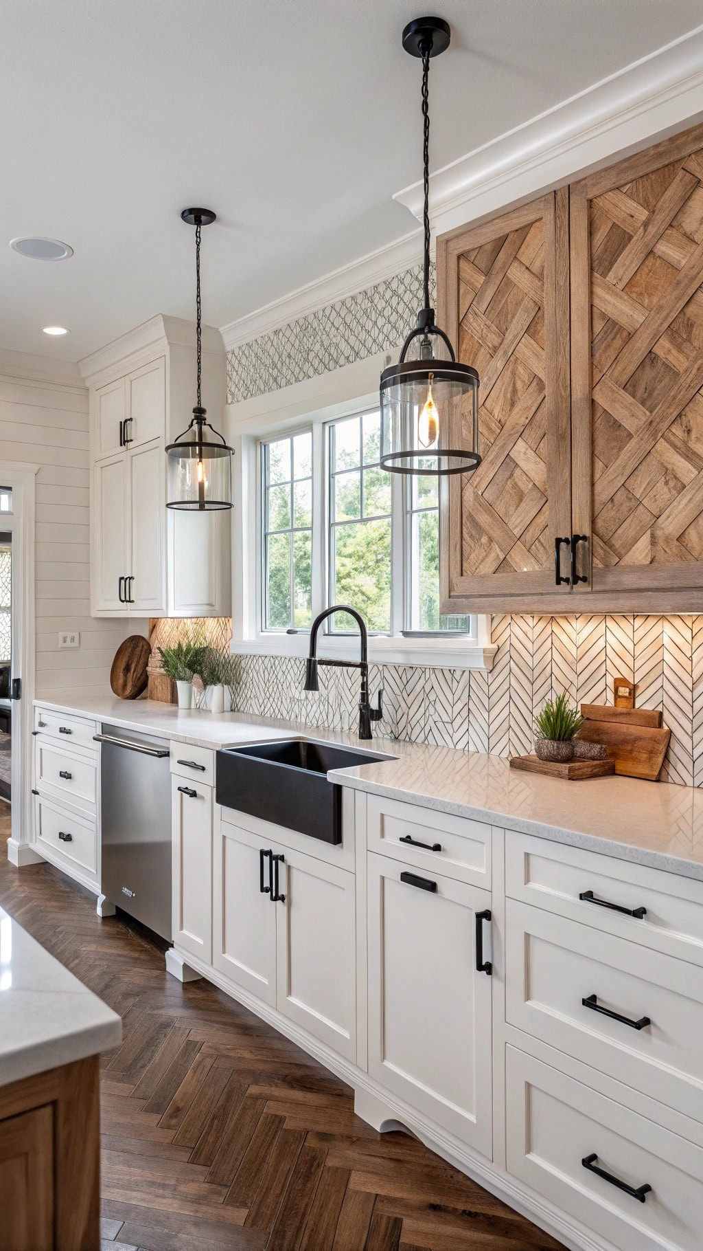cozy woven kitchen retreat