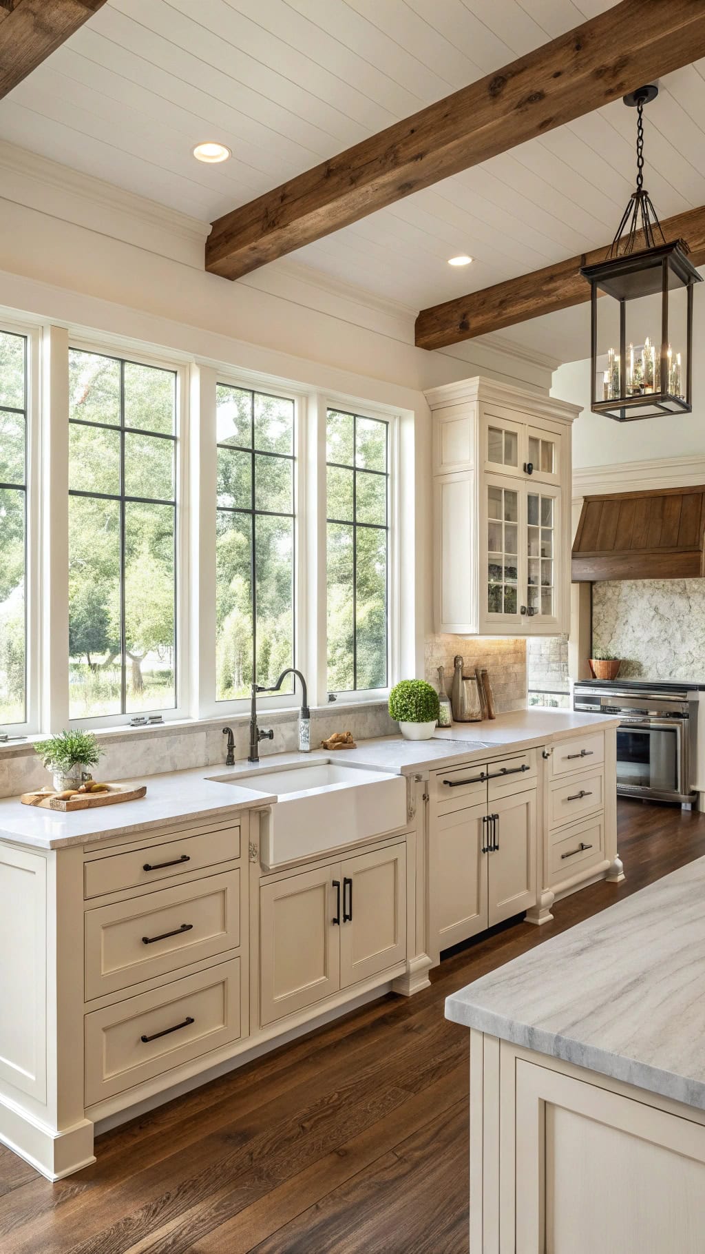 cream pantry with elm