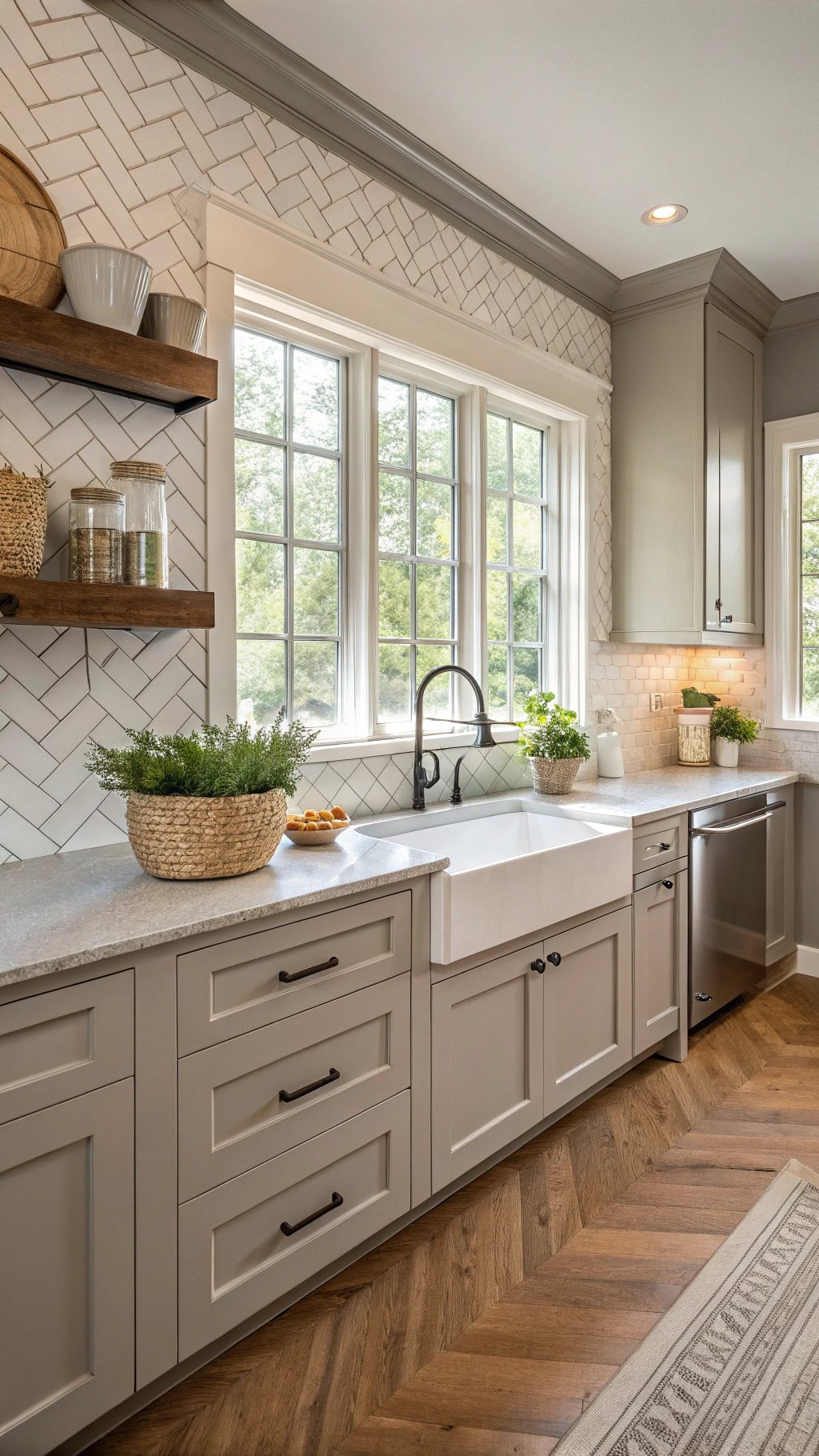 creative subway tile patterns