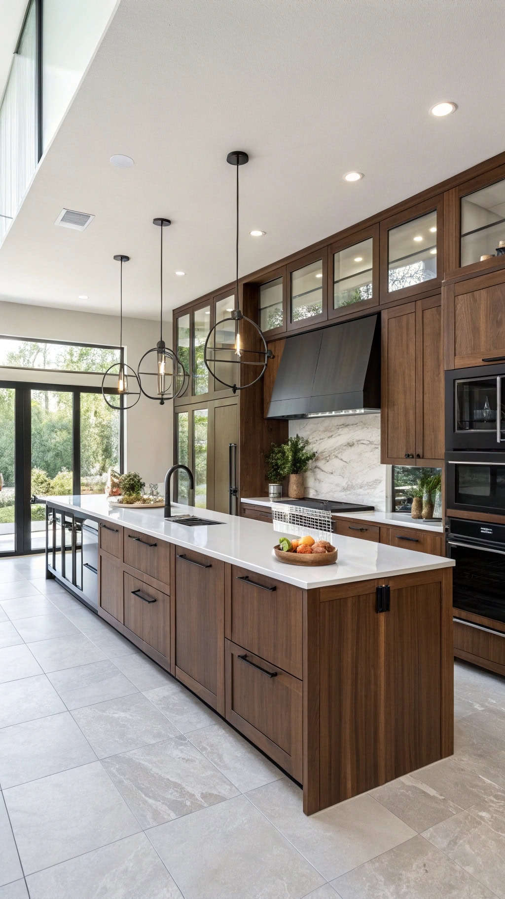 dark bamboo kitchen design