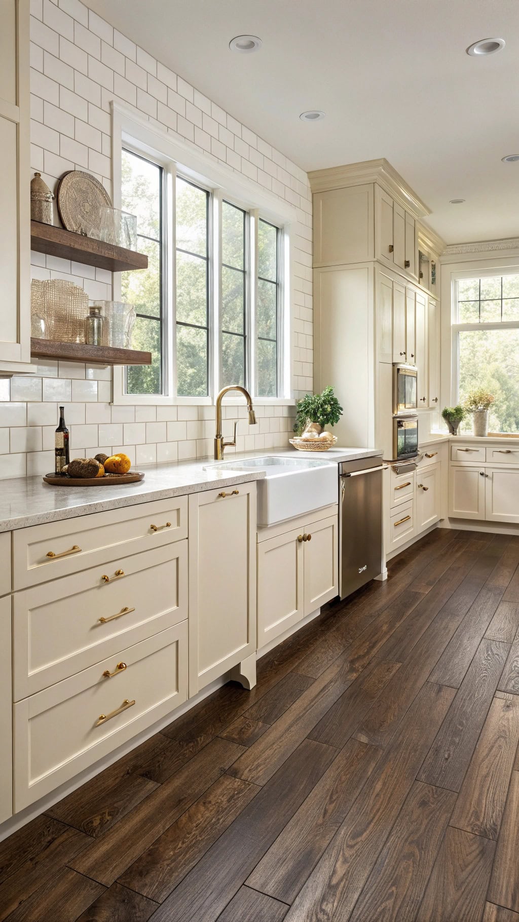 dark oak kitchen elegance