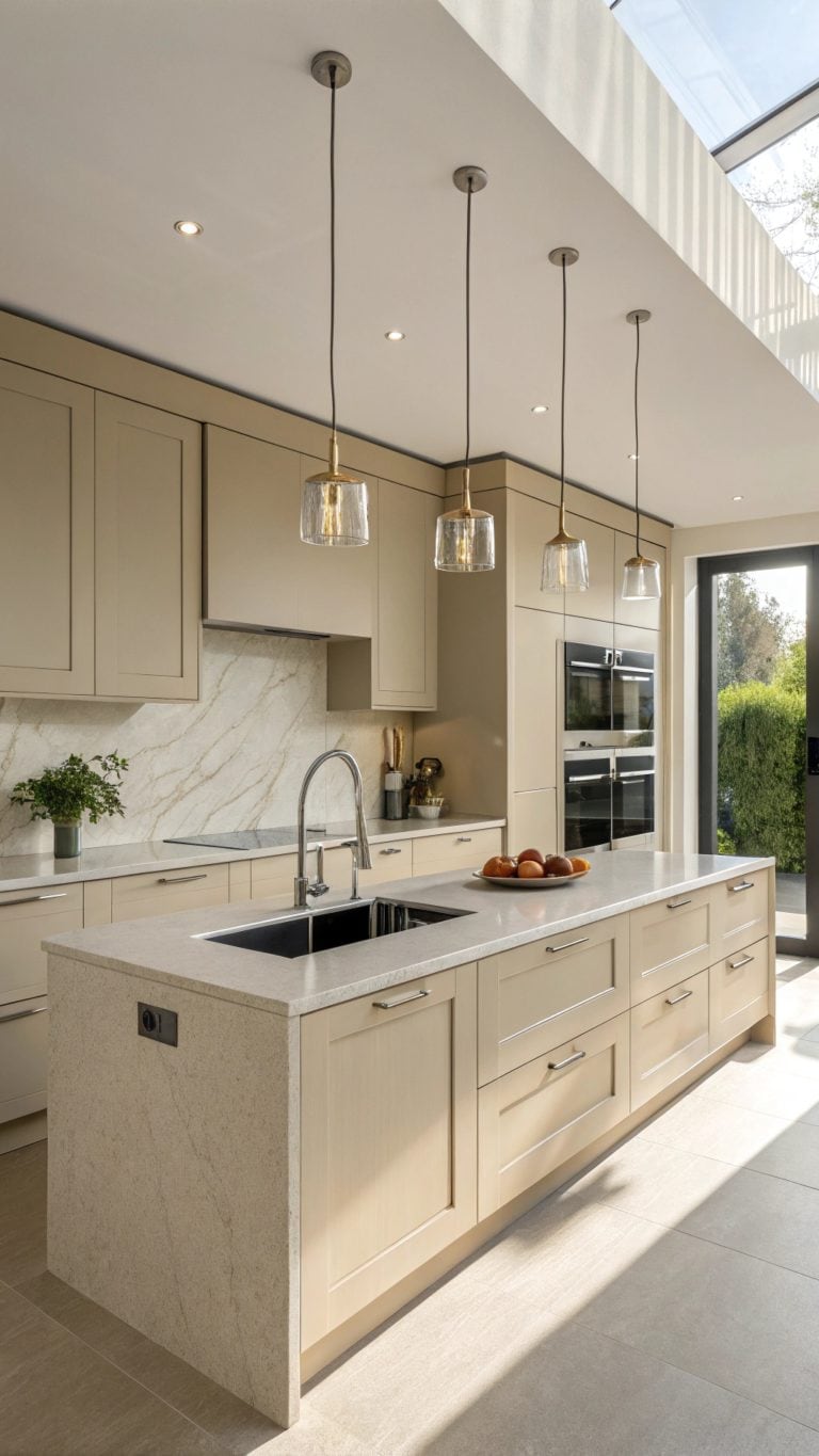 diverse light beige kitchens