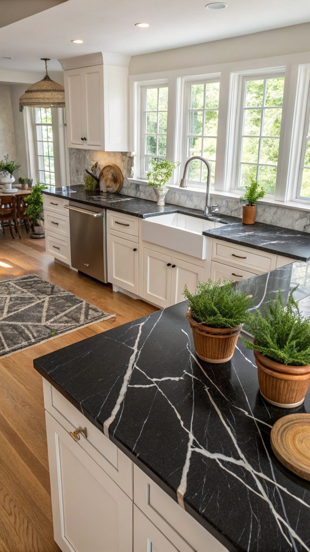 dramatic veining pattern options