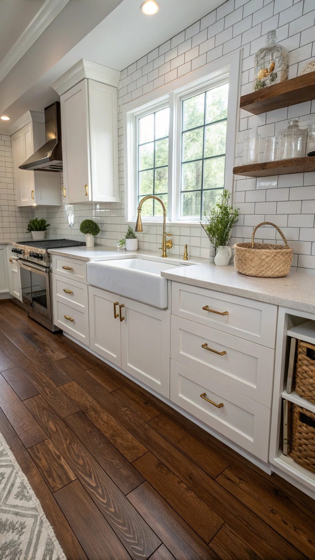 dreamy contemporary mocha flooring