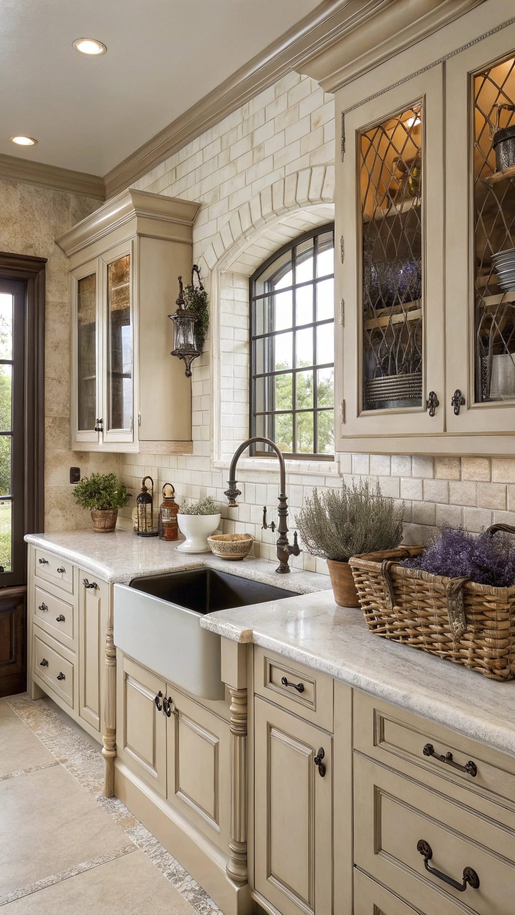 dreamy vintage cabinet finishes