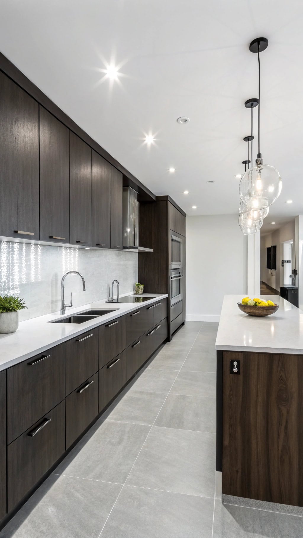 ebony cabinets minimalist design