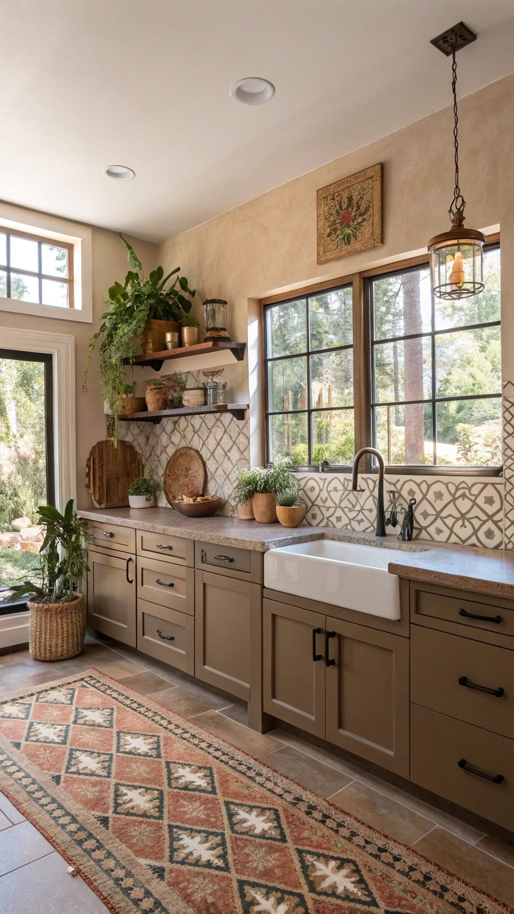 eclectic bohemian kitchen design