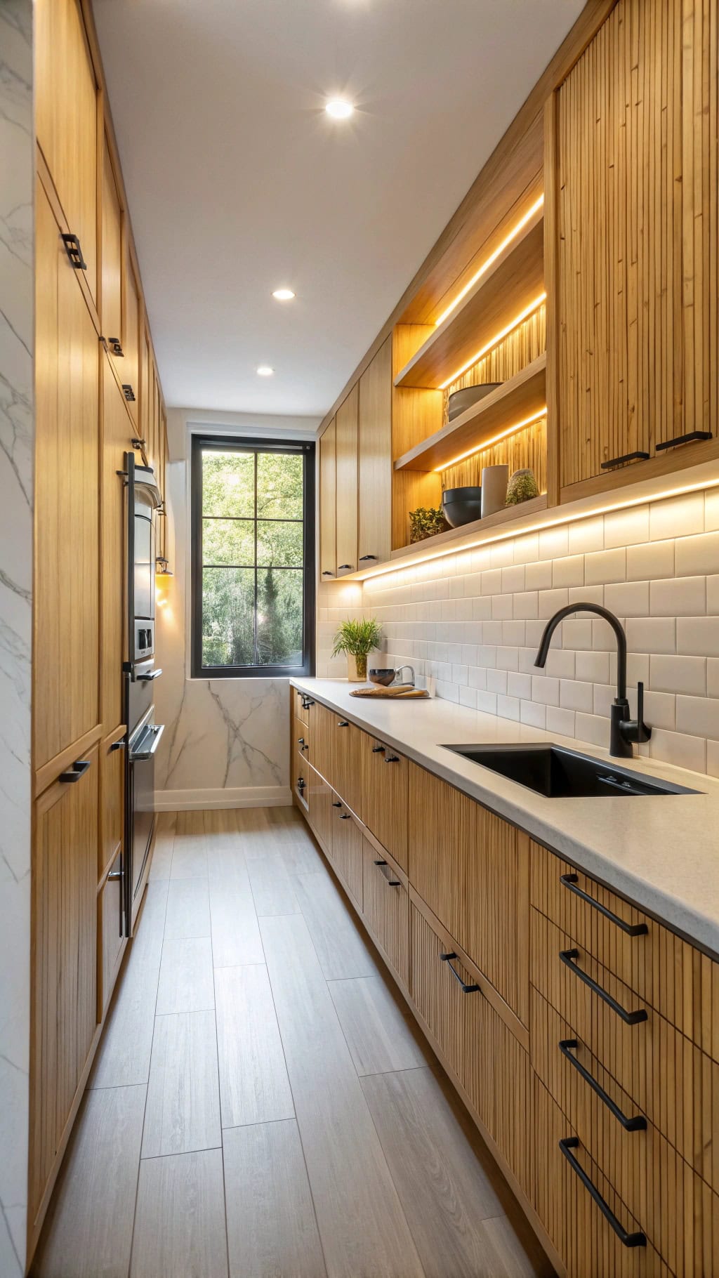 eco chic bamboo kitchen design